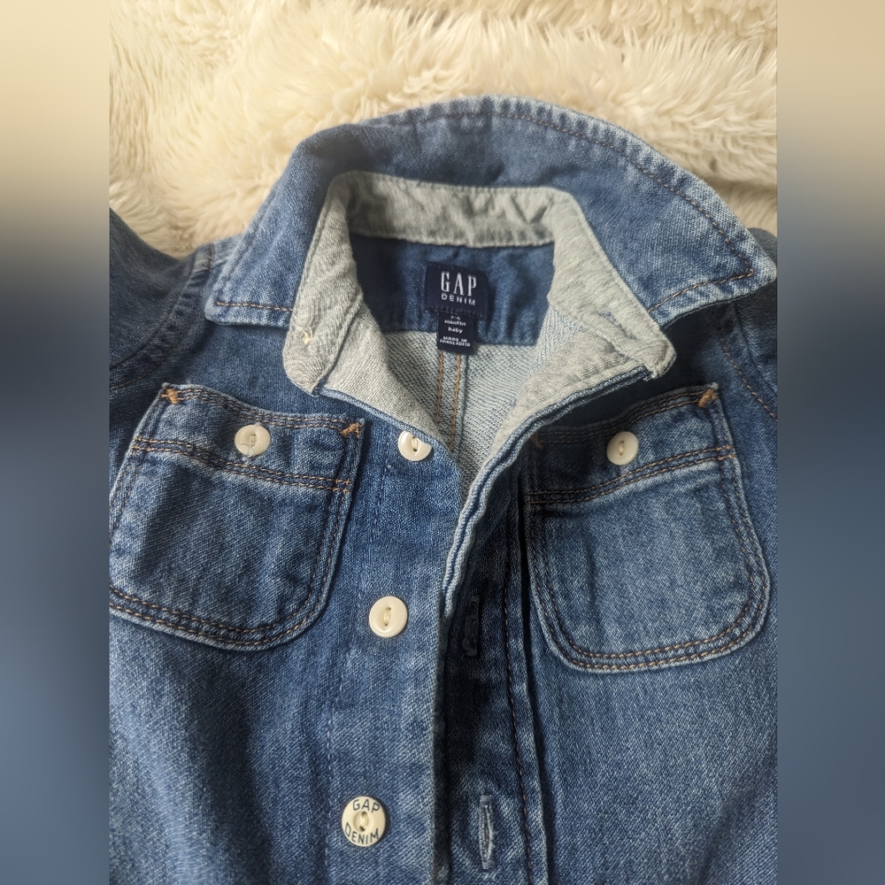 Baby Gap Denim Jumpsuit